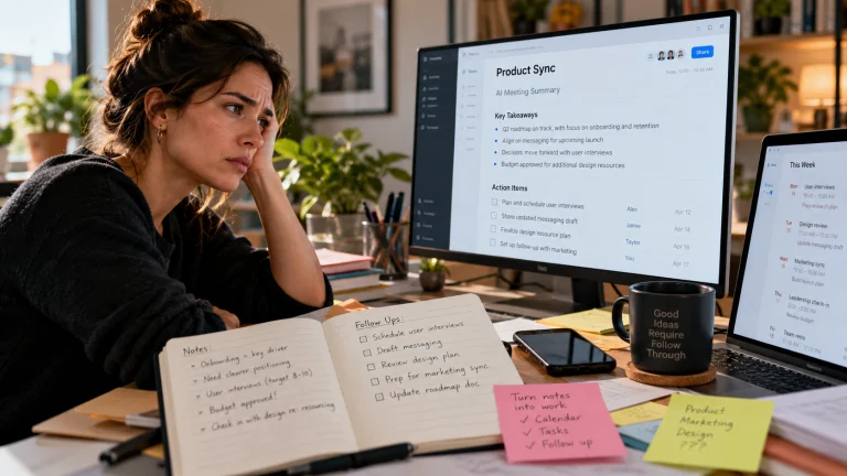 Why Your AI Meeting Notes Still Don’t Save You Time